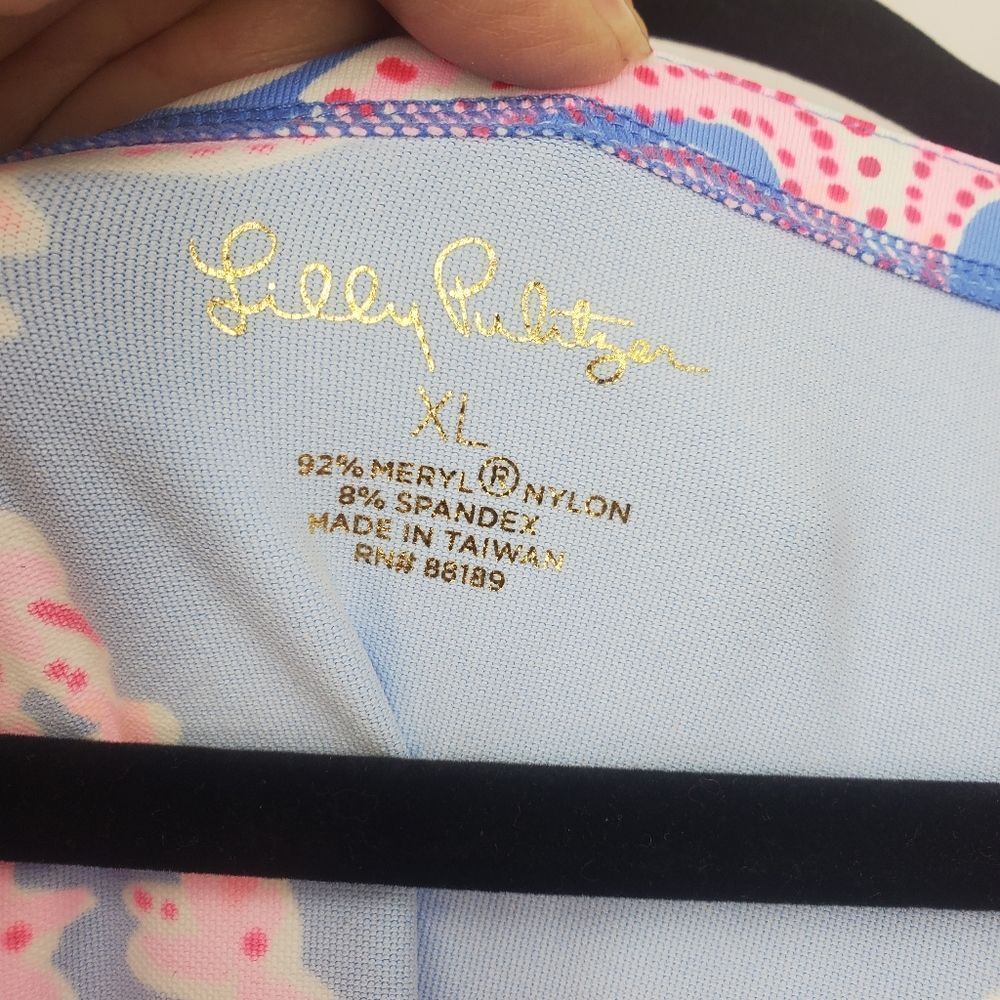 Lilly Pulitzer Chilly Lilly Nadine Dress UPF 50+ Blue Peri Go With The Flow - Picture 4 of 11